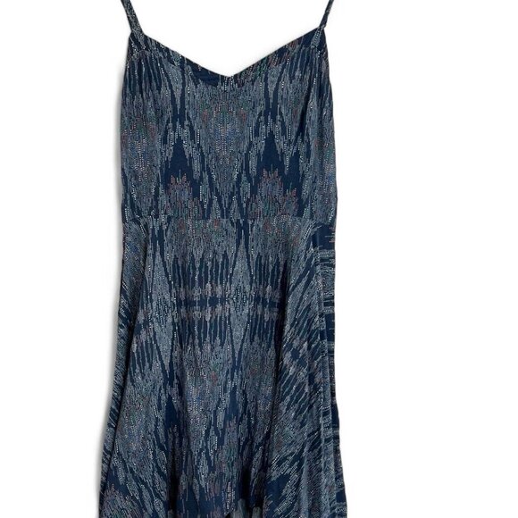 Aeropostale Womens Swing Mini Sundress Sz Small Blue Lightweight Boho Sleeveless - Picture 1 of 12
